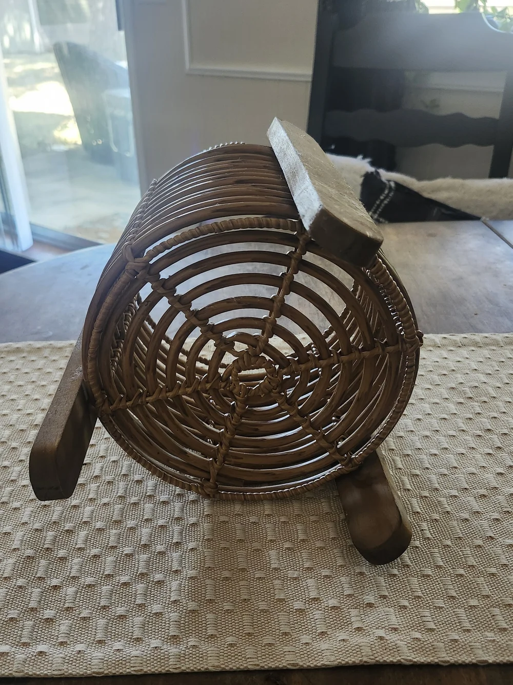 Natural Brown Wicker Plant Holder